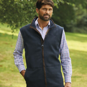PORTREE Full Zip Sleeveless Fleece-lined Jacket