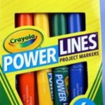 Crayola Powerline Markers 6pk