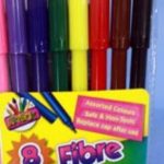 Fibre Pens 8pk