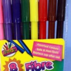 Fibre Pens 8pk