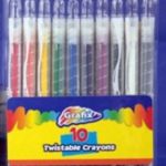 Grafix Twistable Crayons 10pk
