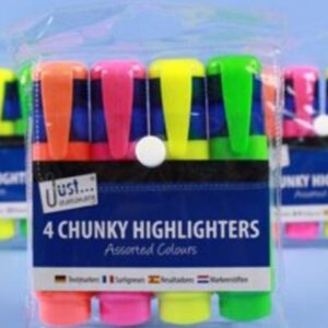 Chunky Highlighters 4pk