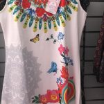 Dress Floral (XL Sizing) White