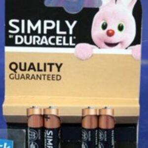 Duracell AAA 4 Pack