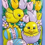 Two Birds Easter Wall Plaque