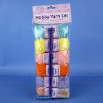 Hobby Yarn Set 6 x 20g Ball & 2 x 5mm Needles