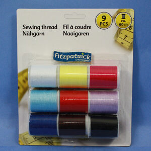 Sewing Thread Coloured 6pc