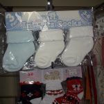 Baby Socks (3 Pack) Blue/Cream/White
