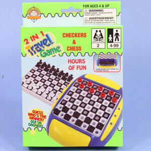 Chess & Checkers Travel Size