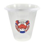 Sand Bucket Clear Large (Crab)