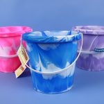 Sand Bucket Round 17cm (Marble Colour)
