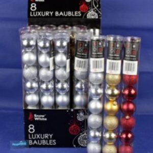 Luxury Baubles (8Pk)