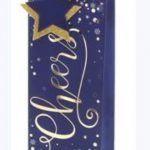 Christmas Bottle Bag Seasons Greetings (Blue)