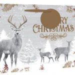 Christmas Bag Deer (Blue)