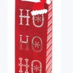 Christmas Bottle Bags Ho Ho Ho