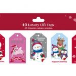 Christmas Traditional Luggage Gift Tags (40pk)