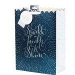 Christmas Bag Sparkle, Twinkle & Shine (Blue)